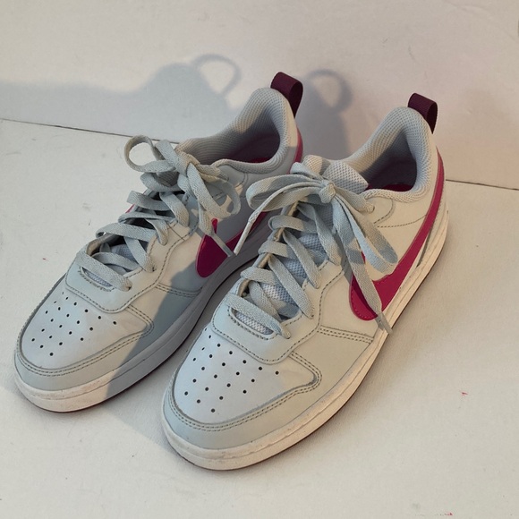Nike Other - Nike Court Boroughs low 2 Platinum and Pink Athletic Size 5Y Sneakers